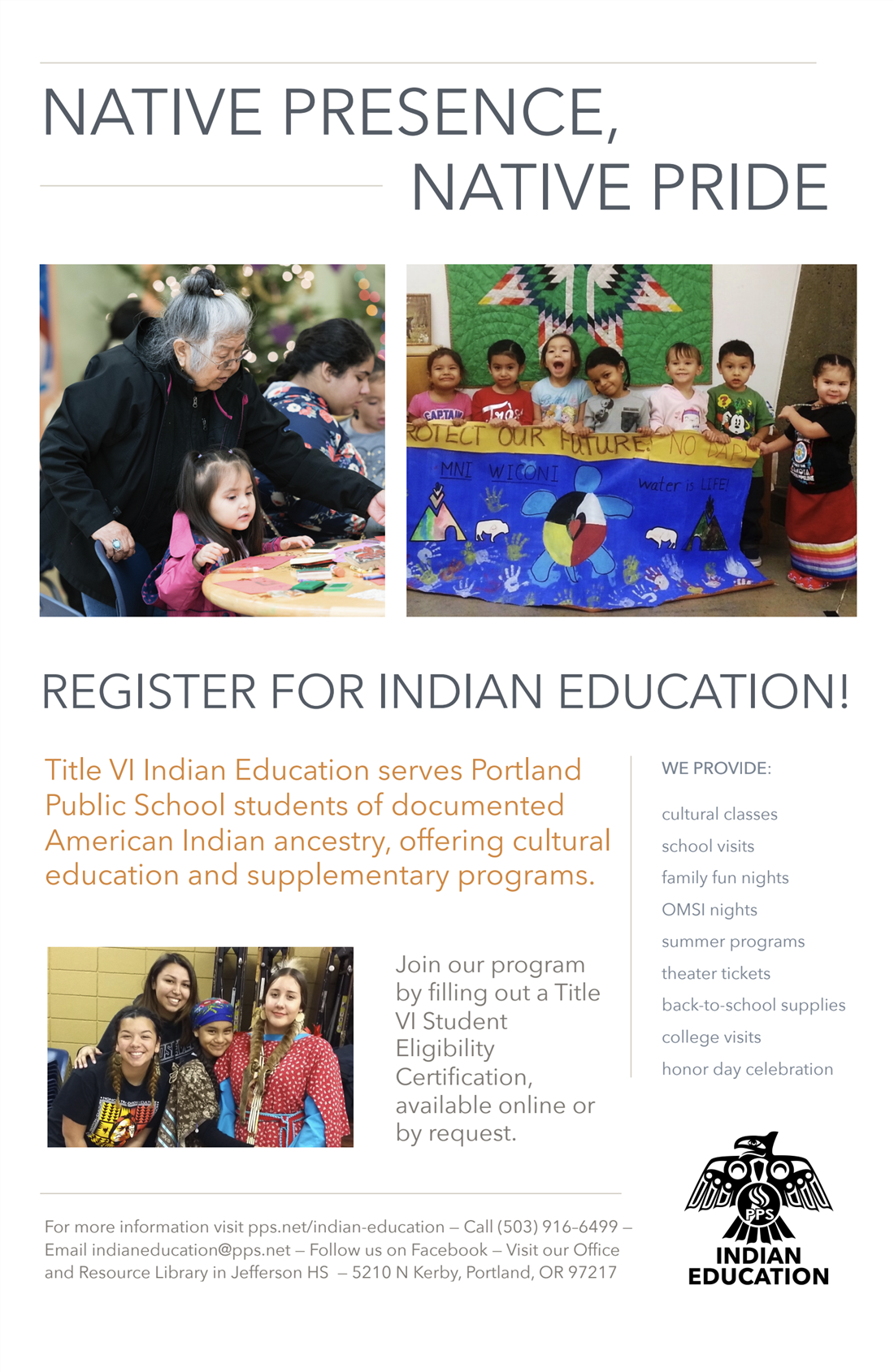 Native Presence, Native Pride Flyer